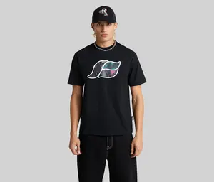 KIKWAVE SPACEWALK GRAPHIC TEE - BLACK
