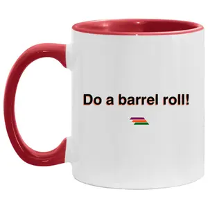 "Do a barrel roll" Coffee Cups