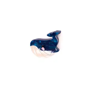 Blue Whale Mini Hair Claw