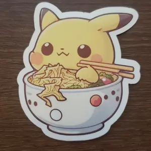 Ramen Pikachu sticker