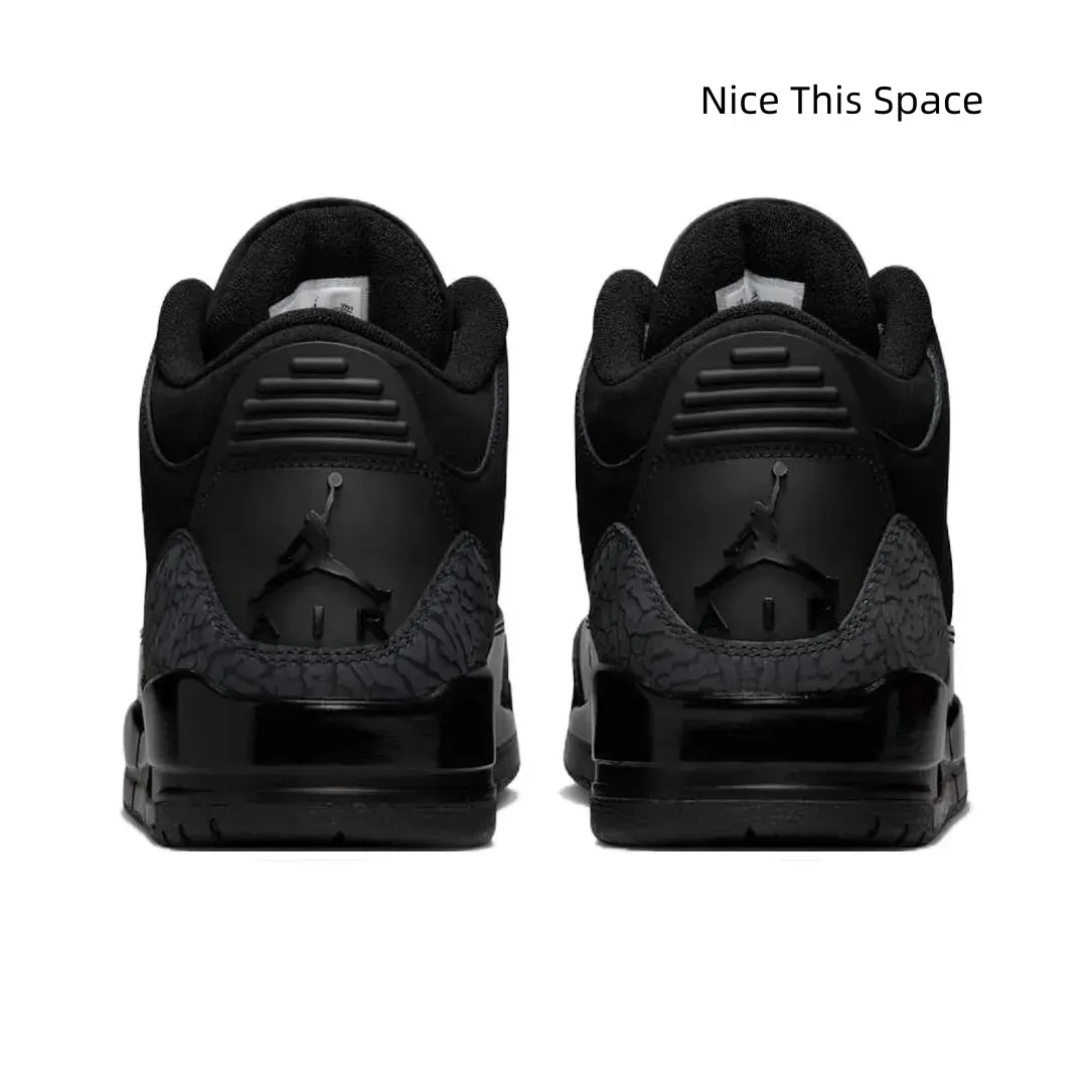Dark Tone Full Leather Mid Top Athletic Shoes, Solid Black Crack Overlays Non-Slip Black Rubber Outsole Lightweight Streetwear Basketball Sneakers For Men