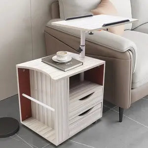 Lazy Laptop Desk Removable Bedside Table Lift Table Bedside Storage Desk Household Multifunctional Lifting Table