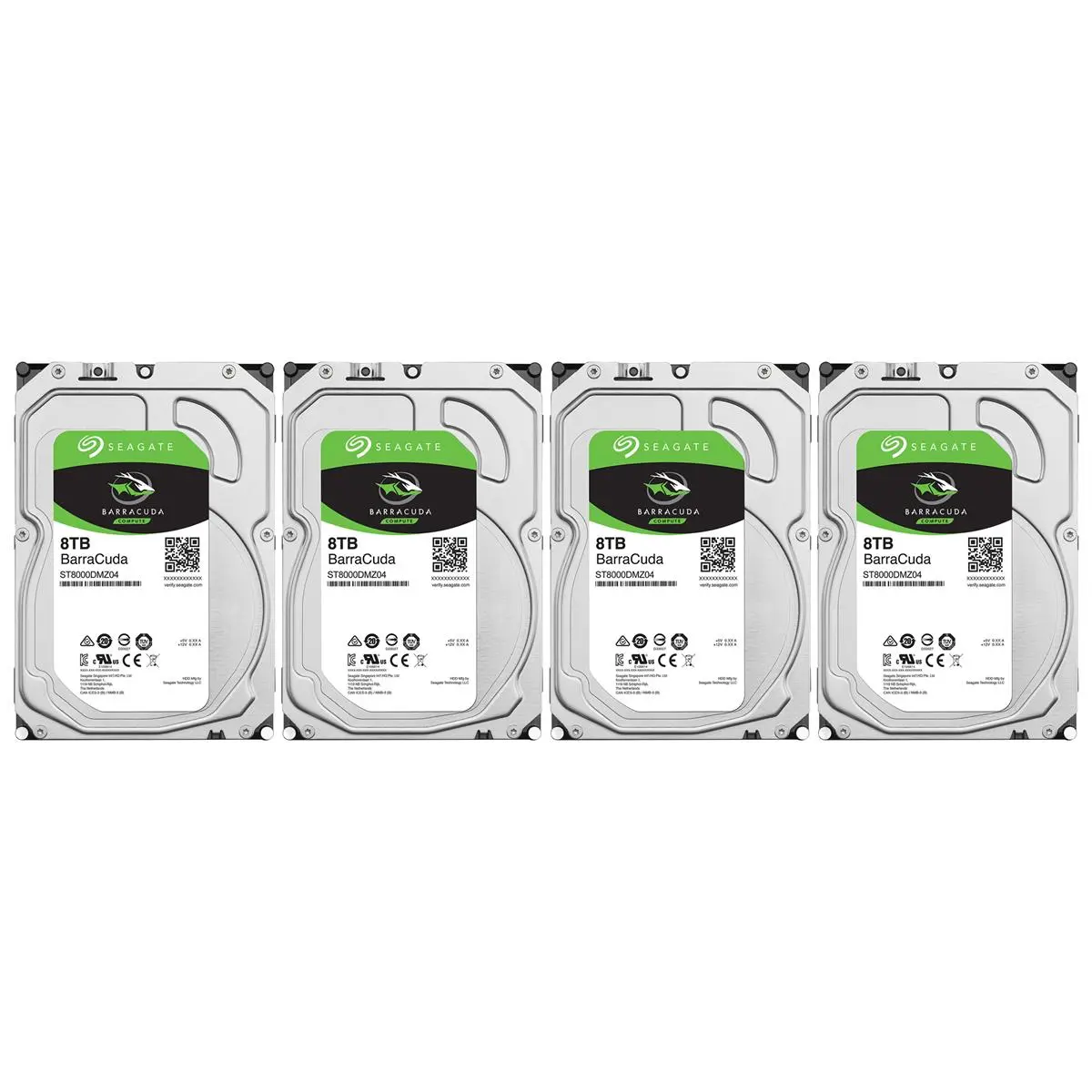 Seagate 2 PACK BarraCuda 8TB SATA III 6 Gb/s 3.5" Internal Hard Drive Kit