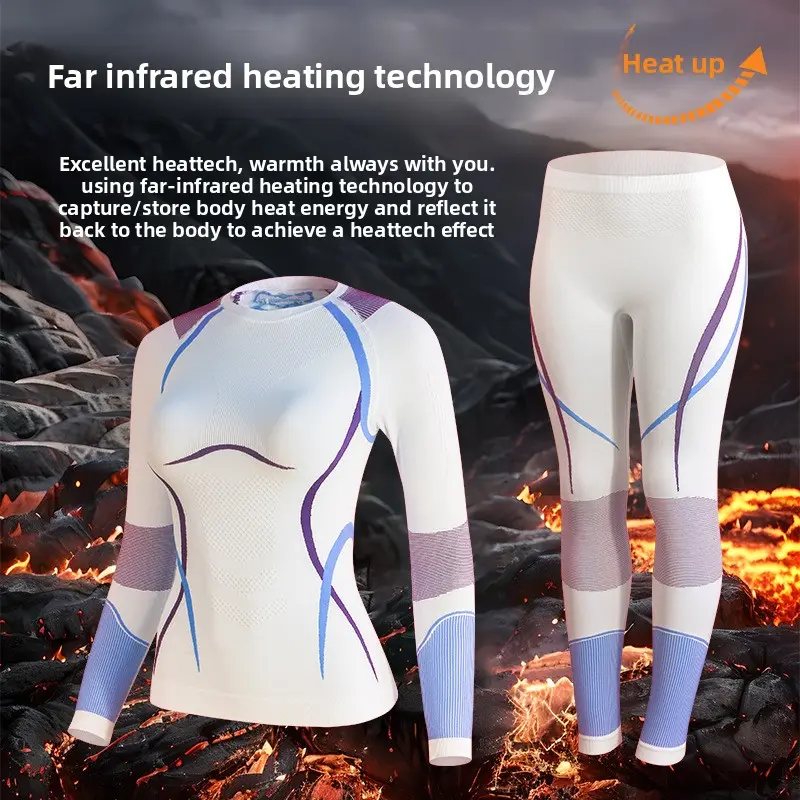 Autumn and winter outdoor tight-fitting ski clothes, quick-drying clothes, running sports, moisture-wicking, warm, compression, slim-fitting underwear