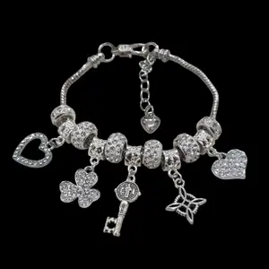 San Benito key and witch knot bracelet (you can add charms)