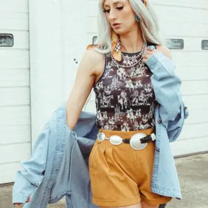 Callin Cowboys Mesh Tank