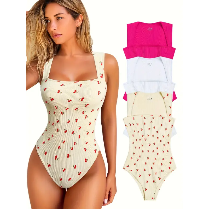 3pcs Women's Tummy Control Shapewear Seamless Waist Trainer Overall Garment Full-Body Compression, Butt Lifting
