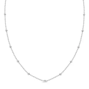 Polished Satellite Chain 12"-18" Baby / Toddler / Kids Chain - Sterling Silver