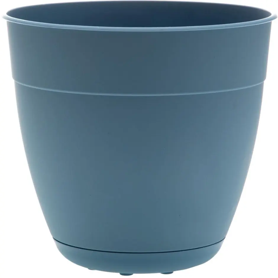 212 MAIN Recyclable 12 in. Dayton Planter - High Quality Recycled Resin Container, 0.8 lbs, Durable, Luxury Texture for Container Gardening, Home Improvement