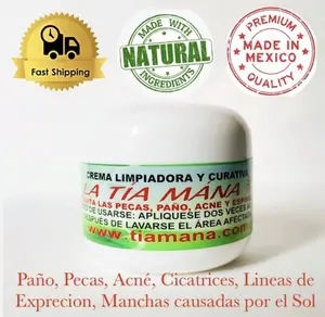 Crema La Tia Mana - Natural Formula with 100% Natural Ingredients, Soothing Treatment for Healthy Skin, Limited Edition