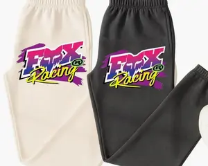 Fox Racing Inspired Sweatpants, Unisex Cotton Motocross Bottoms Pants, Racing Sweatpant, Comfy Dirt Bike Streetwear for Men and Women Riders, Trendy Top Sweatpants, Unisex Cotton Graphic Casual Sweatpants, Gift For Fan, Men and Women, Best Gift SS 9