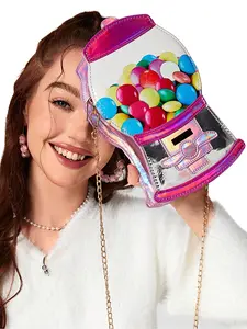 Novelty Purses and Handbag Chic Women's Handbag, Unique Chain Crossbody Bag, Cute Cartoon Shoulder Bag, Perfect Music Festival Accessory, Ideal Christmas Gift, Cross Body Bags