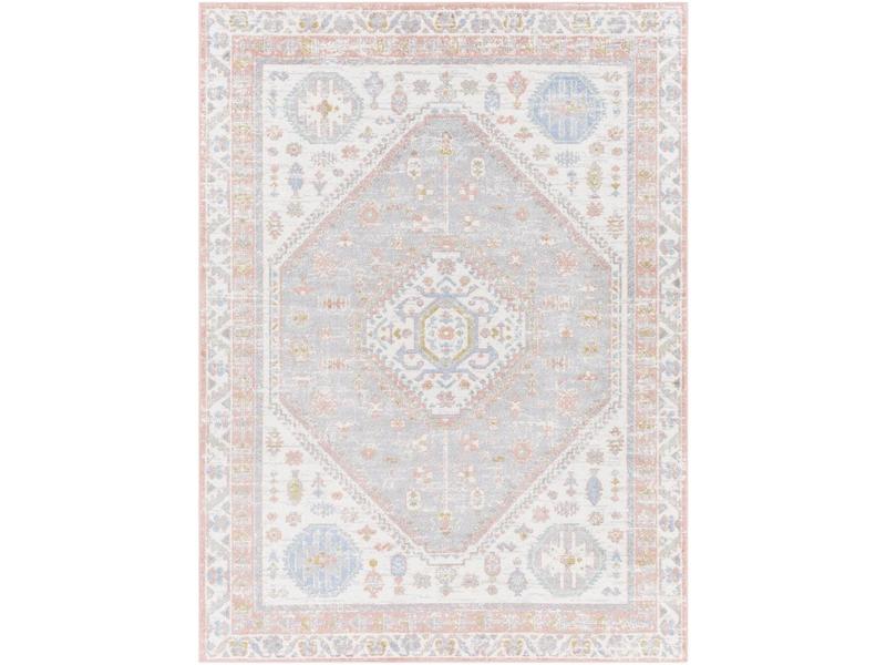 Livabliss Updated Traditional Single Home Decor Rug (LVR2348-679) - 6 ft. 7 in. x 9 ft. Machine-Woven Polyester Indoor Traditional Area Rug, Low Pile, Durable, High Traffic, Machine Wash, Do Not Bleach