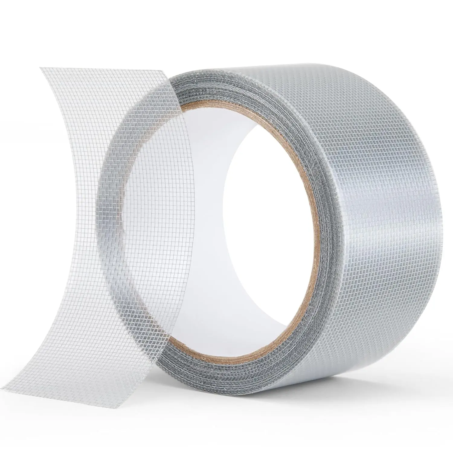 Grey Window Screen Repair Tape, 2 in X 30 FT (360IN) Screen Repair Kit for Windows or Doors, Strong Adhesive Screen Patch Repair Kit Fiberglass Screen Tape Mesh Repair