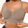 Women's Everyday Wireless Bralette, Seamless Comfortable Fitted Tank Top, Medium Support Buckleless Design, All Seasons Wear, Seamless Casual Bralette