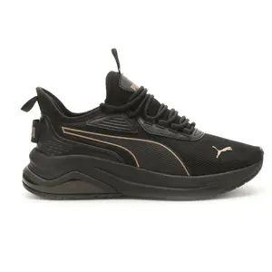 PUMA Womens Amplifier Lace Up Sneakers Shoes Casual - Black