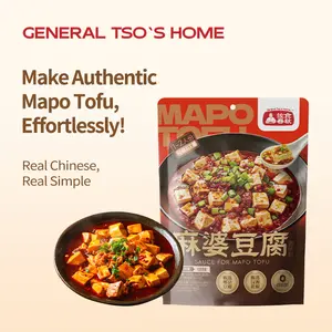 [General Tso's Home] - Can used for 2 Meals - Magic Flavor Pack - Mapo Tofu - Authentic Spicy Sauce for Tofu - Ideal for Asian Cuisine - Savory Food