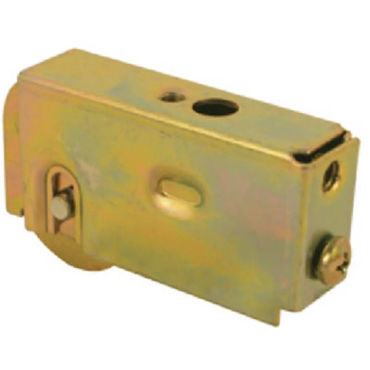 Prime Line 131476 Sliding Glass Door Roller Assembly - Steel Ball Bearings Replacement Part, 0.32 lbs, 2-5/8 in, 3.5 x 3.5 x 0.32 in, 3/4 in for Sliding Doors