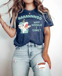 Why Should I Care Shirt, Unicorse Shirt, Blue Bandit Shirt, Blu3y Puppet Shirt, Gift For Her, Blue Bandit Unicorn Puppet Shirt