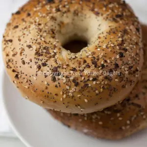 New York City Everything Bagel - Hand-rolled, Kosher, Vegan and Shipped Fresh from NYC