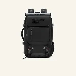 Emotionally Black Convertible Travel Backpack