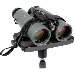 Universal Binocular Tripod Mount with Standard 1/4"-20 Screw Thread Compatible with  Binoculars Without Threaded Socket