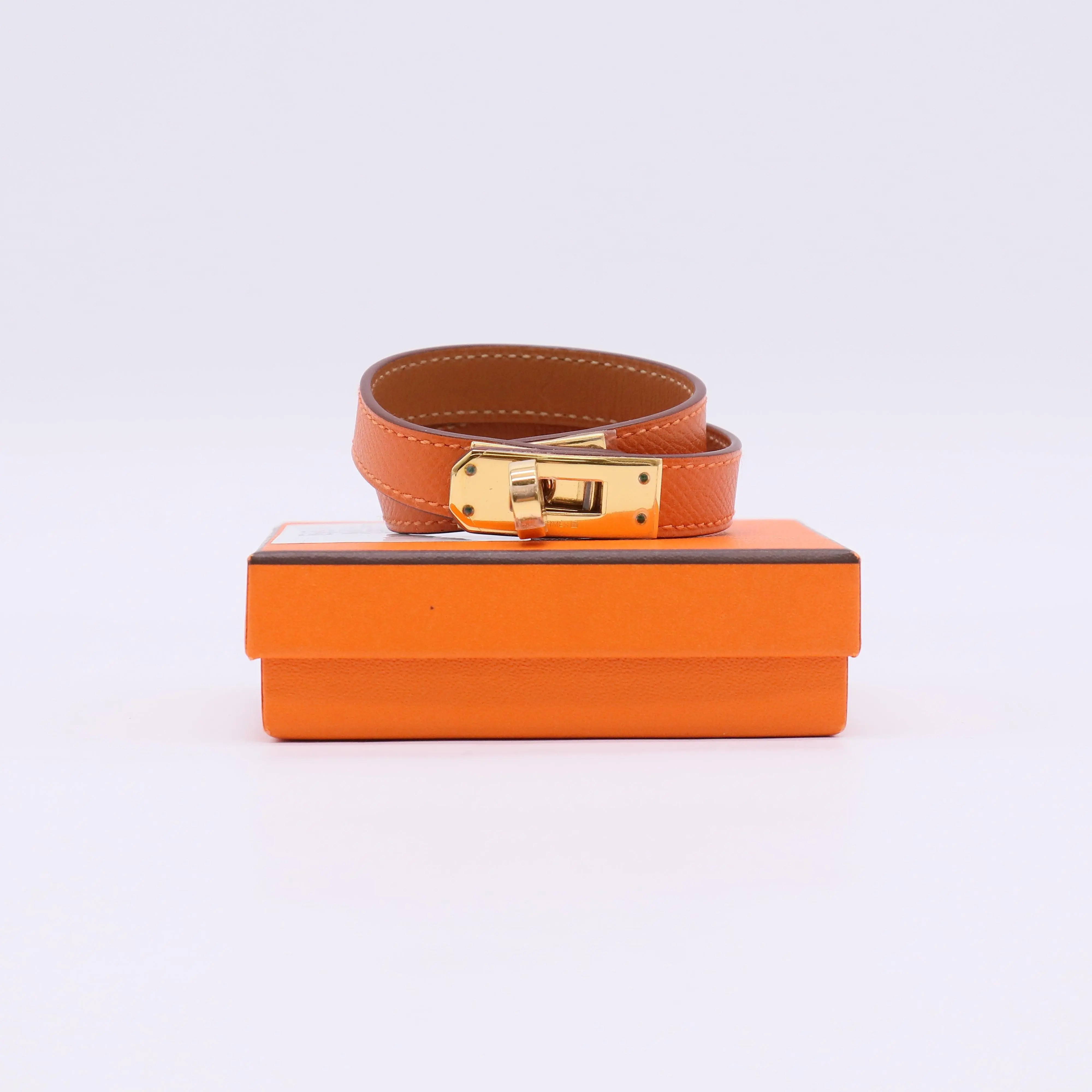 Pre-owned Hermes Kelly Double Tour bracelet W22881