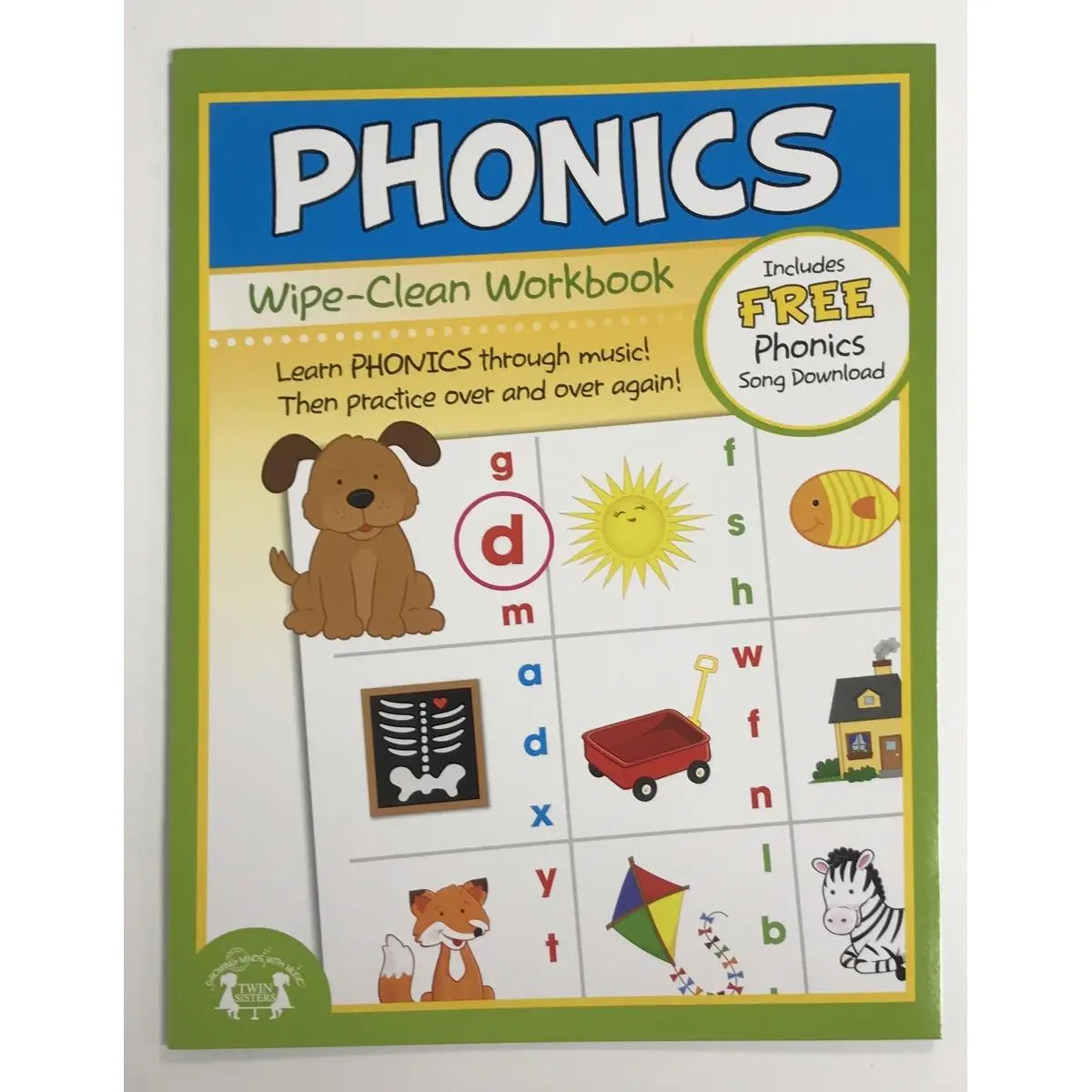 Creative Teaching Materials Phonics Wipe Clean Workbook