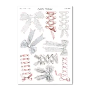 Lace Bows & Laces • Scraps & Snippings