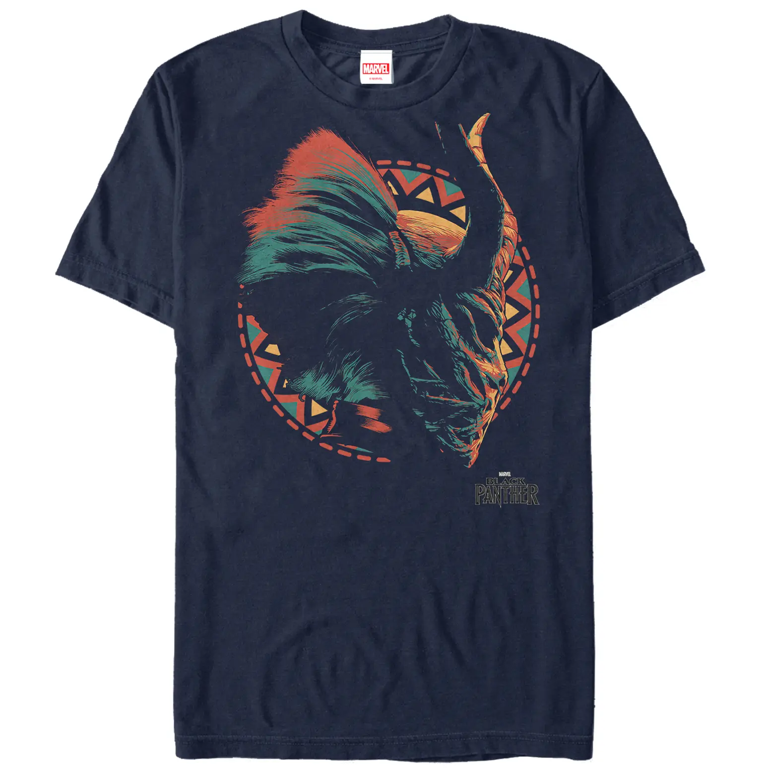 Men's Marvel Black Panther 2018 Killmonger's Mask T-Shirt