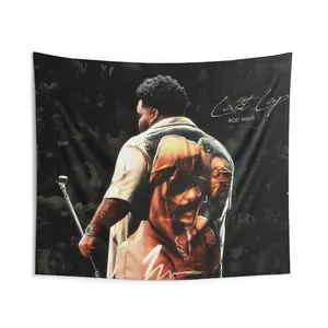 Rod Wave Last Lap Indoor Wall Tapestry, Music Decor, Hip Hop Art, Bedroom Wall Hanging, Concert Poster, Gift for Music Lovers Rod Wave