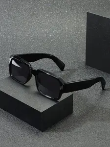 New Punk Fashion Square Frame Glasses, Unisex Casual Design, Perfect for Outdoor Activities, Parties, Gifts, Street Style, Beach Vacation