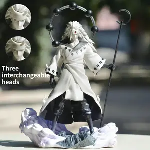 Cartoon Anime Naruto Uchiha Madara Jinchuriki Form Ver. PVC Action Figure Collection Dol lDesktop Model Statue Kids Toys Gifts