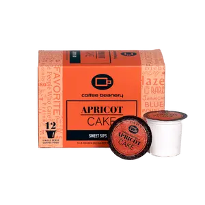 Apricot Cake Flavored Coffee Pods