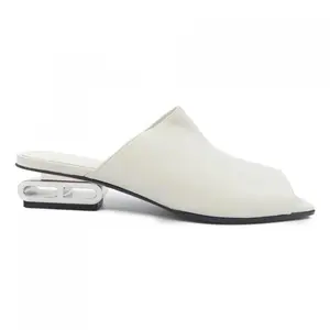 Pre-owned HERMÈS Lambskin Small Leather Goods Hermes IDOLE Chaine d’Ancre Nappa Leather Sandals