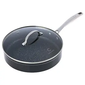 Curtis Stone 10" 3.3-Quart Dura-Pan+ Sauté Pan with Lid