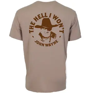 Hooey John Wayne Light Brown Pocket T-shirt
