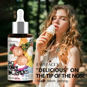 60ML Vanilla Ice Cream Essential Oils, Holiday Gift with Dropper, Multi-Purpose Aromatherapy, Air Freshener, Car Diffuser, Home Decor, Aromatherapy Scented Oils