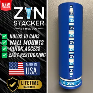 Zynergy Pouch/Snuff Easy access Zyn Bold Blue Stacker! Keep your Zyn organized, Zyn storage, Wall Mount or Countertop Storage