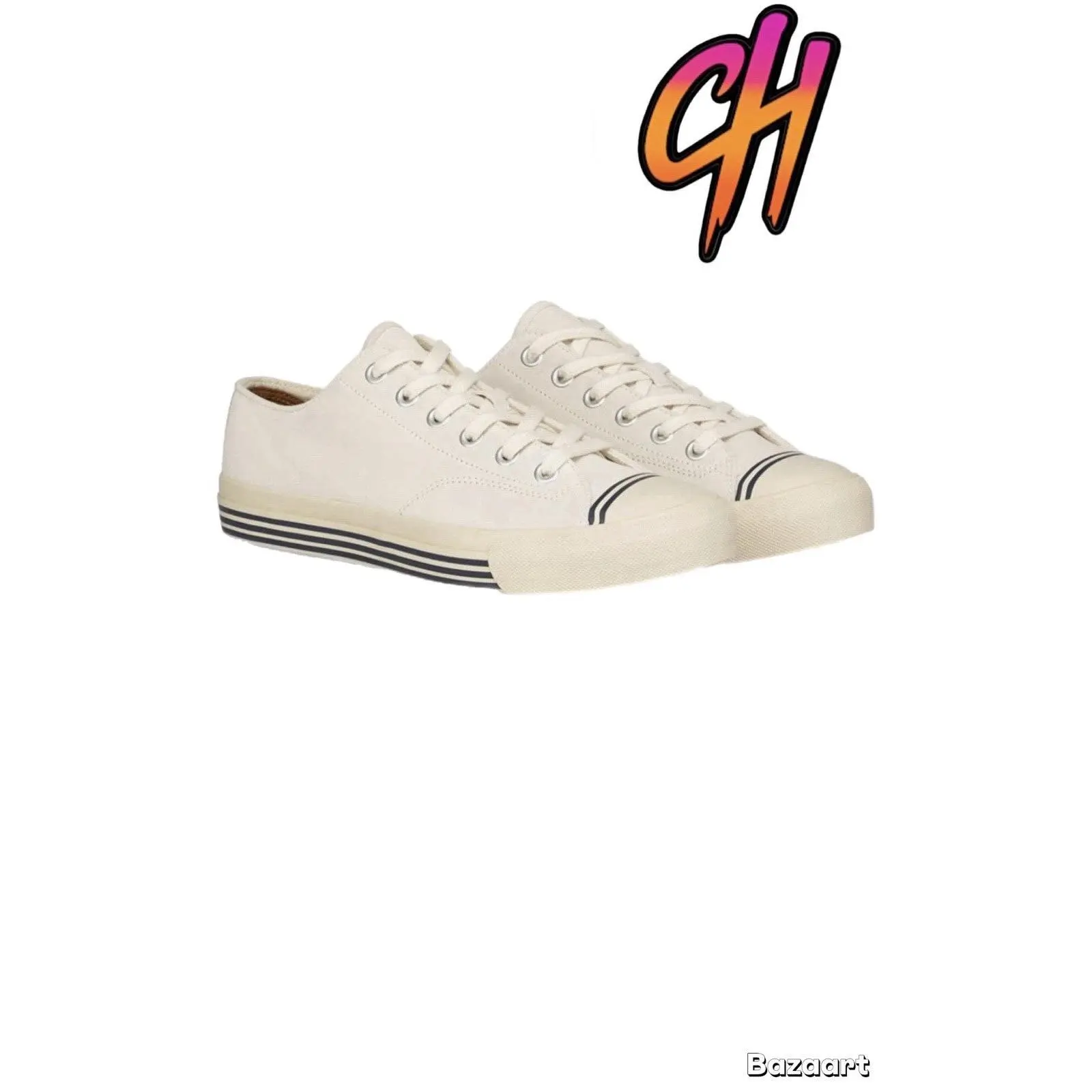 Pro-Keds Super 69er Eco Lace Up Lo Suede Cream Shoes Sneaker