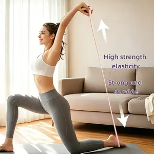 Unisex Figure 8 Shape Resistance Band, 3 Weights (15/25LB), Anti-Slip Silicone, Compact Lightweight Portable Natural Rubber, Durable High-Strength Elasticity, Balanced Tension, At Home Gym Equipment for Full Body Yoga Exercise