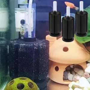 Set of 3 Aquarium Sponge Filters, Small Pneumatic Nano Sponge Filters, Easy to Clean And Quiet Operation, Providing Mechanical And Biological Filtration, Suitable for Betta Fry in Small Tanks