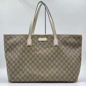 Pre-owned GUCCI GG Leather Tote Bags Gucci Handbag Classic Design with Modern Twist Genuine Versatile for Everyday Use GG87Fei