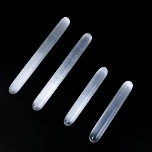 Clear Quartz Massage Stick, 1 Count Handmade Office Desktop Ornament, Home Decor, Ideal Gift for Friend & Family, Body Care