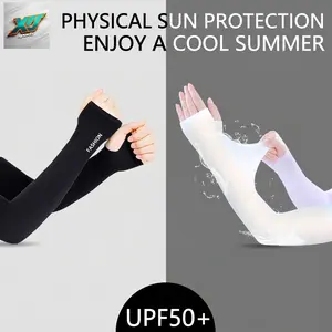 Women's Ice Silk Protective Arm Sports Sleeves & Support - Sun Protection, Cooling Arm Guards for Outdoor Activities: Running, Fishing