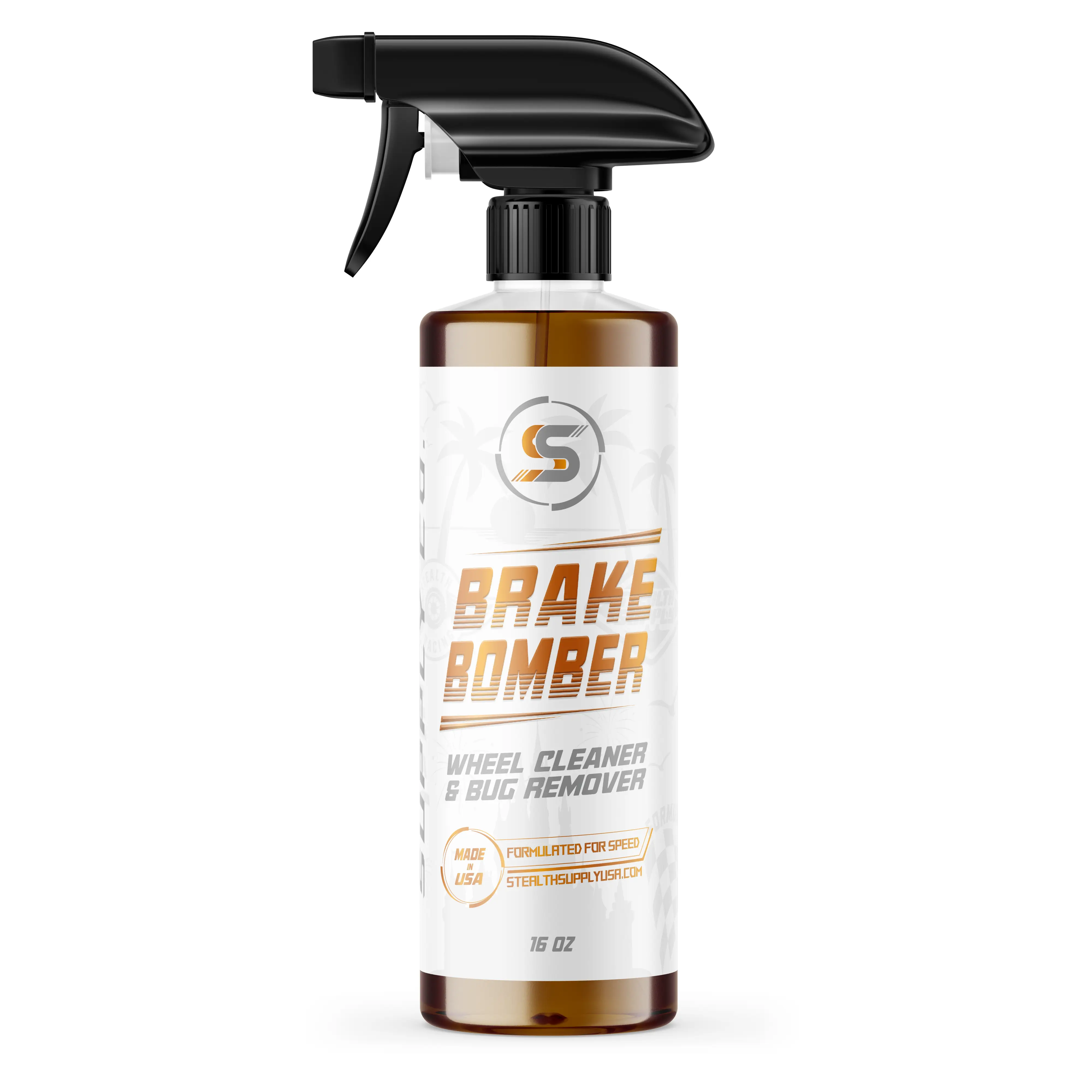 Brake Bomber 3.0: Wheel, Tire & Bug Cleaner. Top car cleaning product for brake dust, grime, & more! Perfect for car cleaning kits.