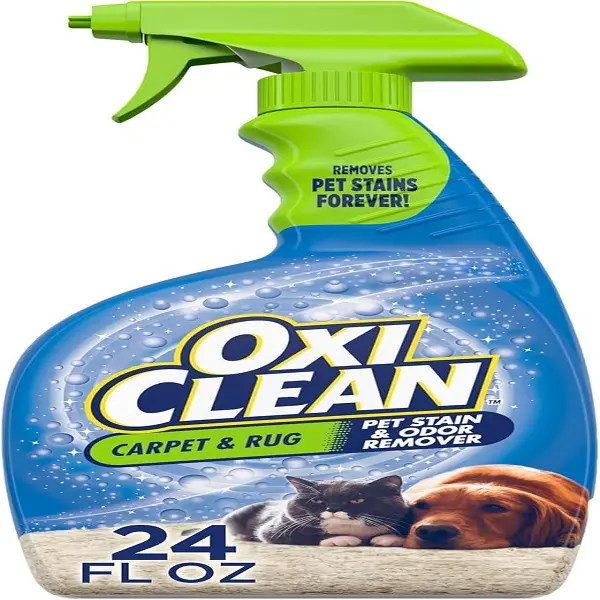 OxiClean Carpet and Area Rug Cleaner Spray - Pet Stain Remover, Odor Eliminator, 24 fl oz, Area Rug Cleaning