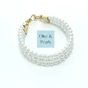 The "Little Dena" Pearl Dog Collar