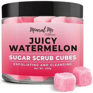 Sugar Scrub - Juicy Watermelon Body Scrub Cubes - Watermelon Sugar Scrub