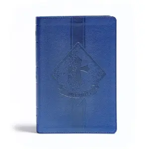 KJV Kids Bible, Royal Blue Leathertouch -- Holman Bible Publishers - Bible
